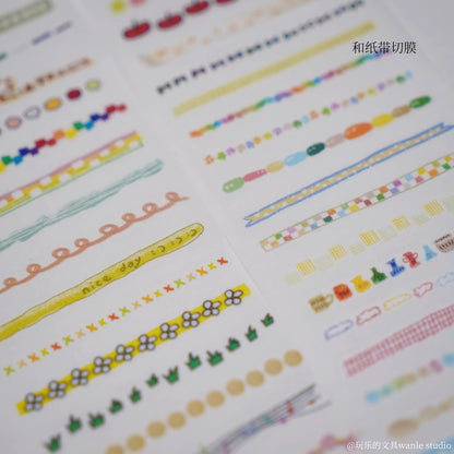 Die-Cut Sticker Roll - Rainbow Dividers