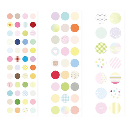 Die-Cut Sticker Roll - Spring Polka Dots