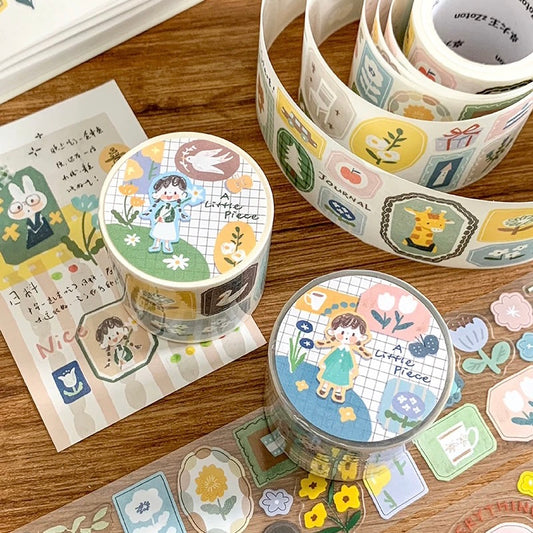 Die-Cut Sticker Roll - A Little Piece