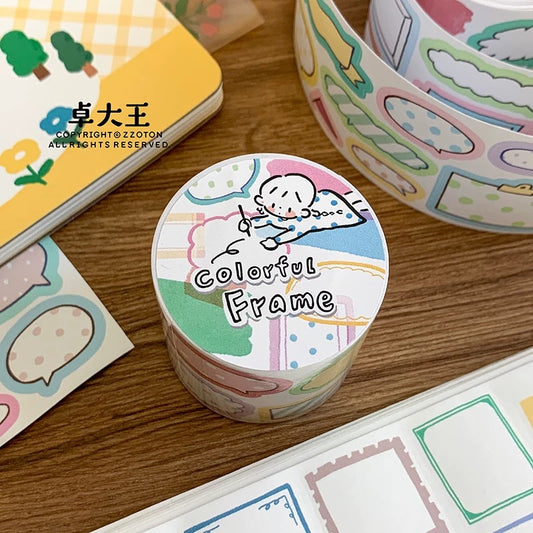 Writing Memo Roll - Colorful Frame