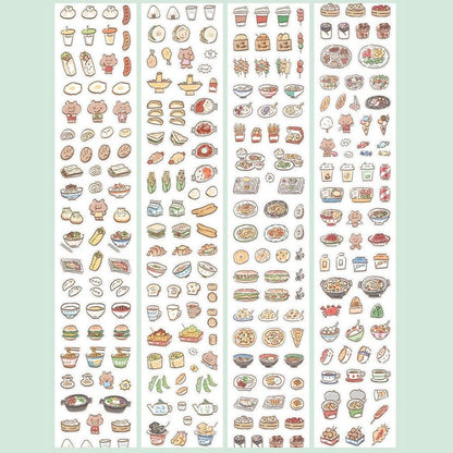 Die-Cut Sticker Roll - Daily Elements