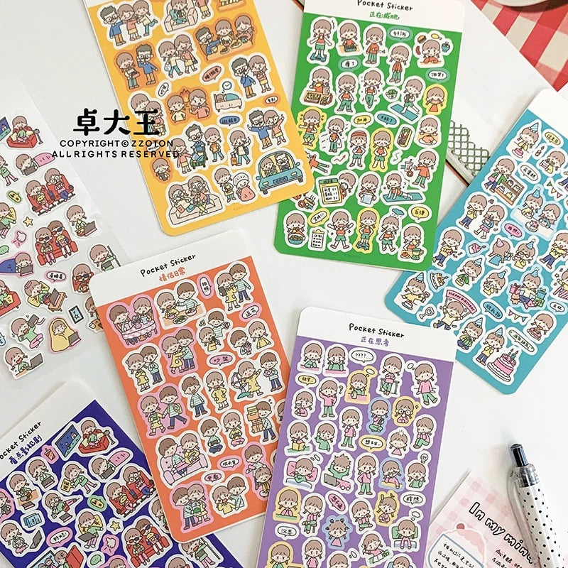 Pocket Type Sticker Pocket Sticker Sheets vol.4 – Fa Ya Store