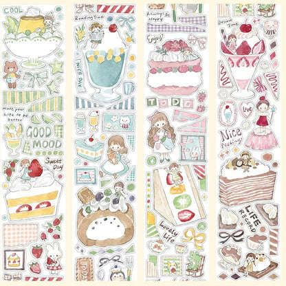 Die-Cut Sticker Roll - Sweet Food