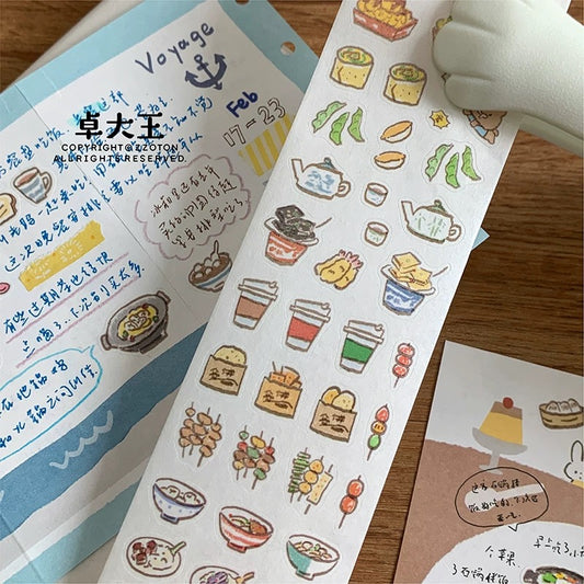 Die-Cut Sticker Roll - Daily Elements
