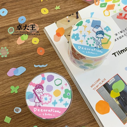 Die-Cut Sticker Roll - Decoration