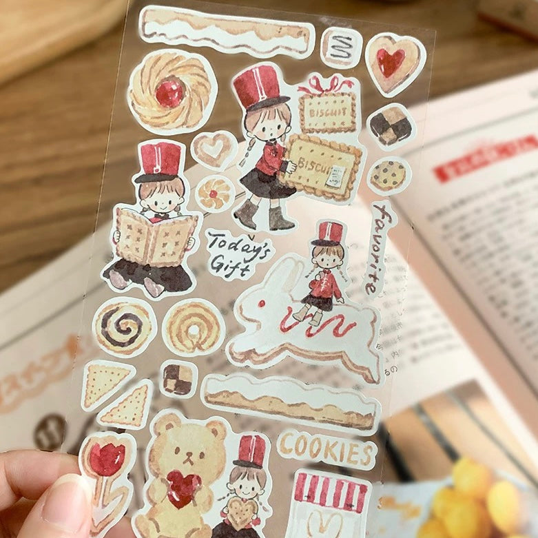 Die-Cut Sticker Sheets - Hand-Drawn