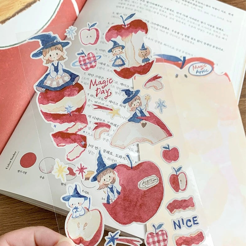 Die-Cut Sticker Sheets - Hand-Drawn