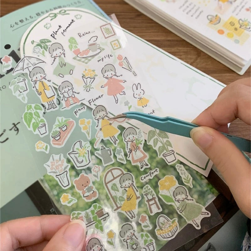 Die-Cut Sticker Sheets - Lines and Colors