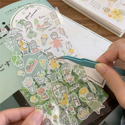 Die-Cut Sticker Sheets - Lines and Colors