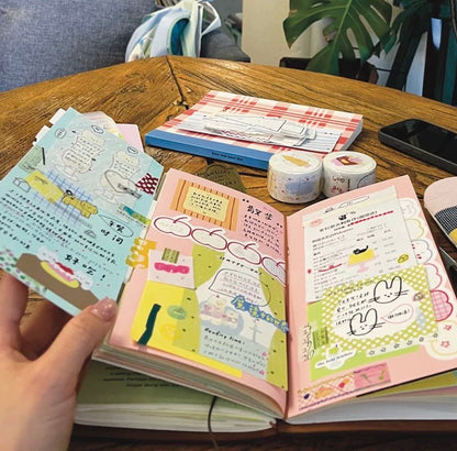 Memo Pads - Little Bear by My Side & Plaid Patchwork