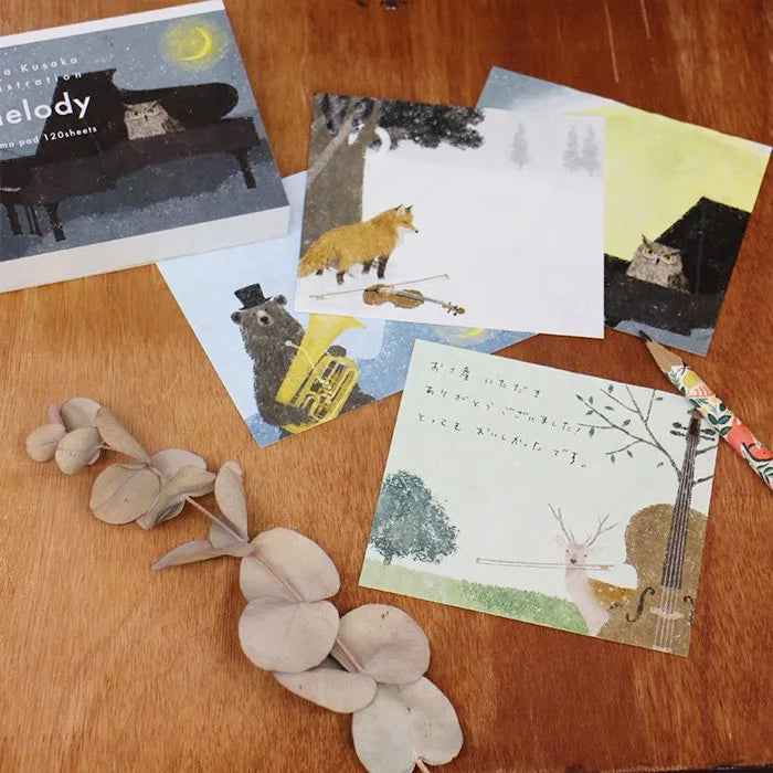 Cozyca Block Memo Pad Sample - Akira Kusaka