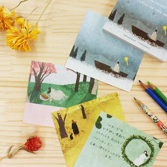 Cozyca Block Memo Pad Sample - Akira Kusaka