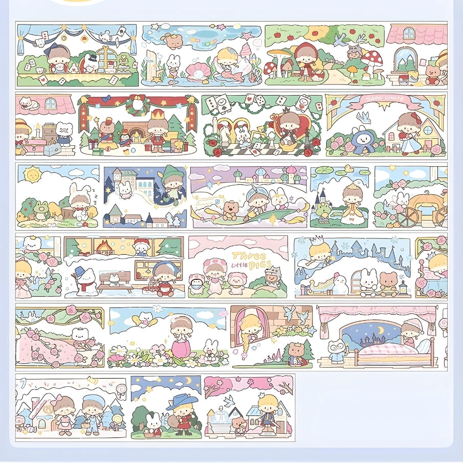 washi tape designs of fairy tales