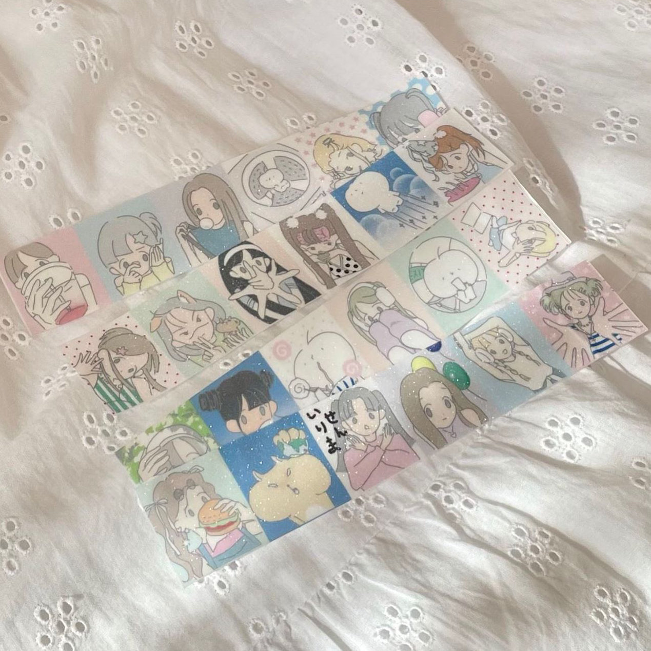 Washi Tape featuring lovely emotion designs