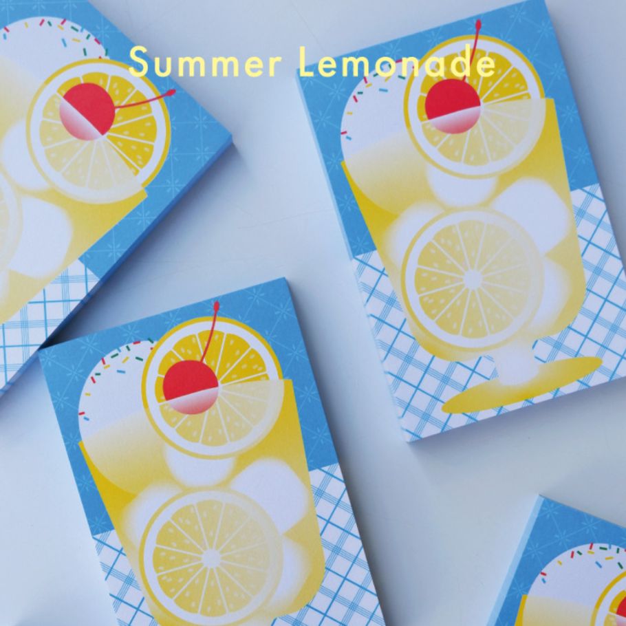 Summer Fruit Dessert Memo Pads