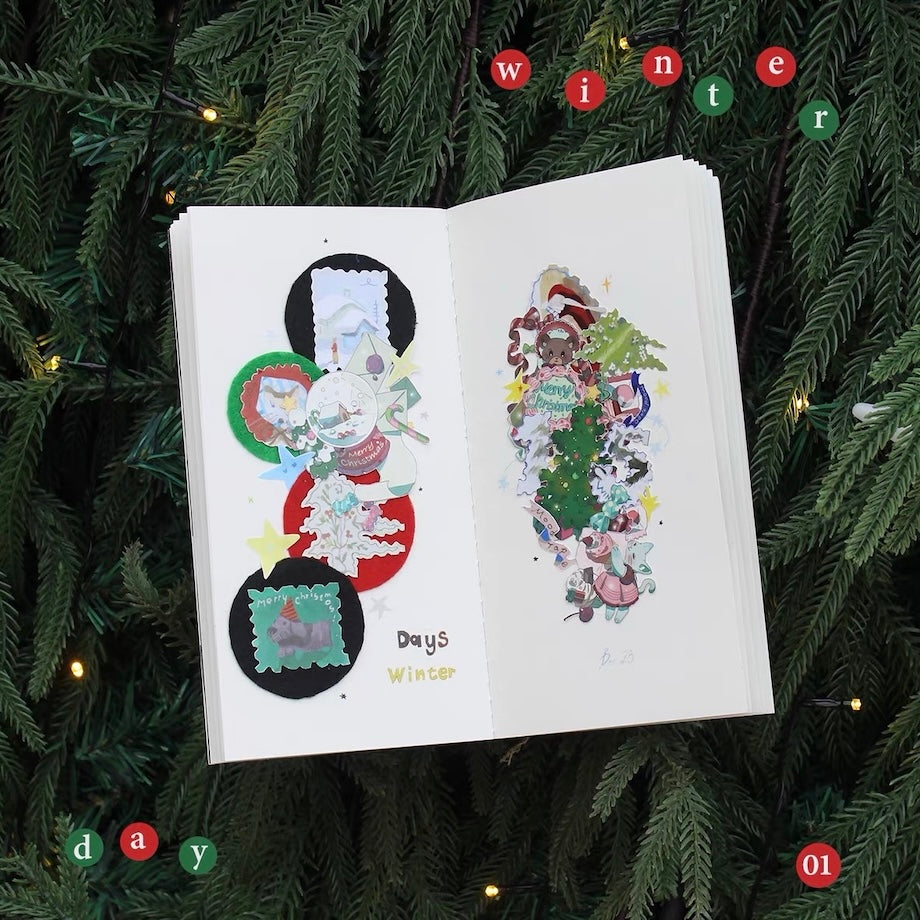 PET Tape - Winter Stamps