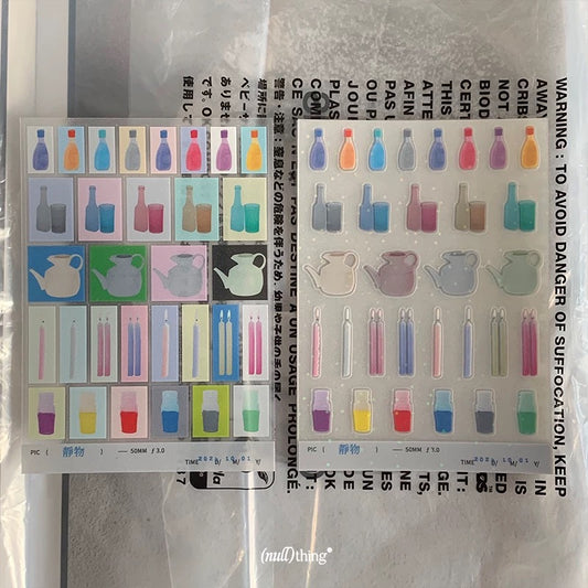 Die-Cut Sticker Sheet - Still Life
