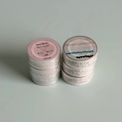 Die-Cut Sticker Roll - String of Hearts