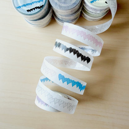 Die-Cut Sticker Roll - String of Hearts