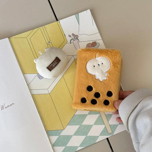 Caramel Boba Mochi Journal Cover - A7 Size