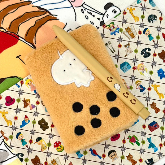 Caramel Boba Mochi Journal Cover - A7 Size