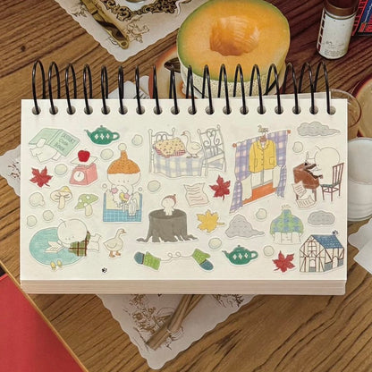 Die-Cut Sticker Roll - Autumn papa