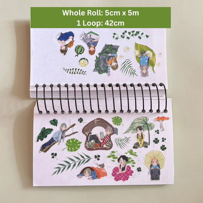 Die-Cut Sticker Roll - Climb