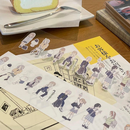 Die-Cut Sticker Roll - Commuter Train