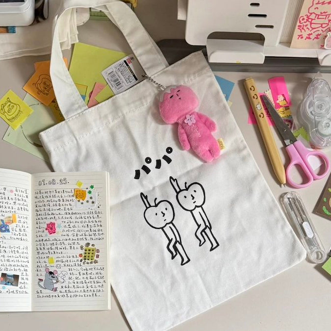 Dance papa Cotton Tote Bag