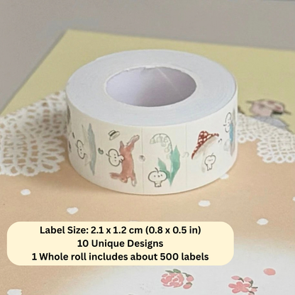 Label Sticker Roll - Fall Fairy Tale