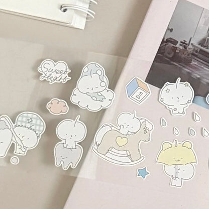 Die-Cut Sticker Roll - Good Night Baby