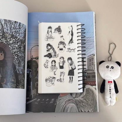 Die-Cut Sticker Roll - Kitten