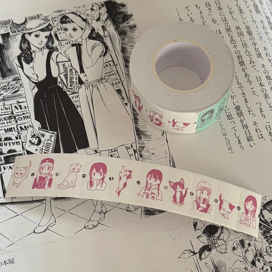 Label Sticker Roll - Kitten
