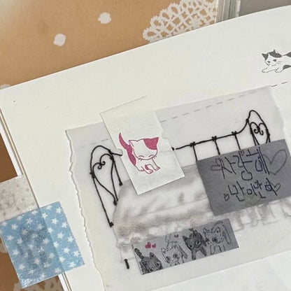 Label Sticker Roll - Kitten