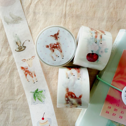 Die-Cut Sticker Roll - Little Deer