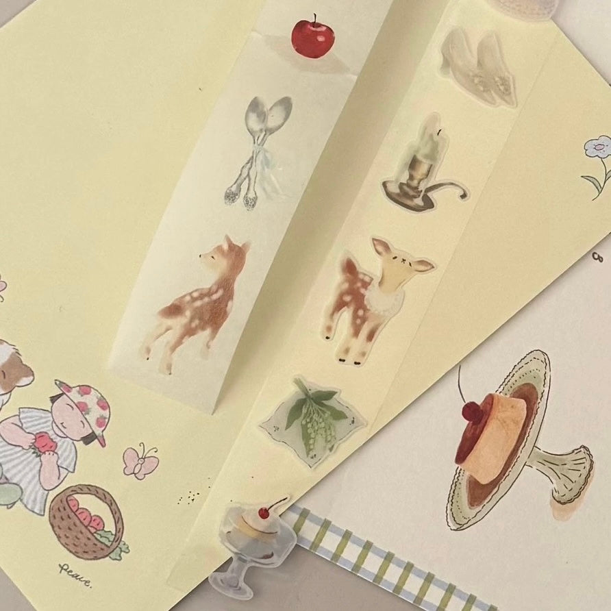 Die-Cut Sticker Roll - Little Deer