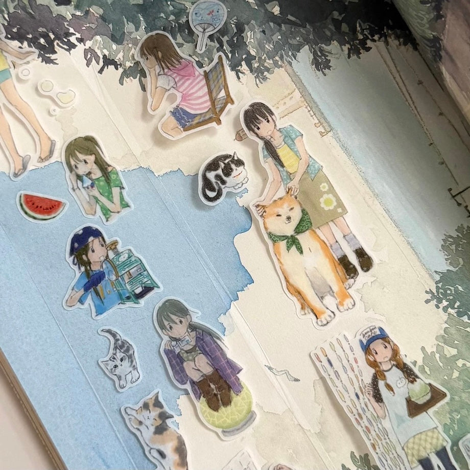 Die-Cut Sticker Roll - Our Summer Break 2
