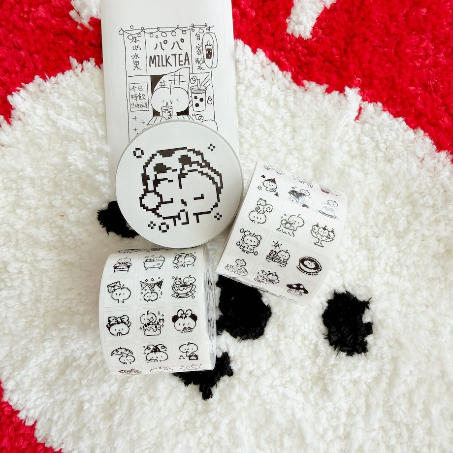 Die-Cut Sticker Roll - Pixel Doodles