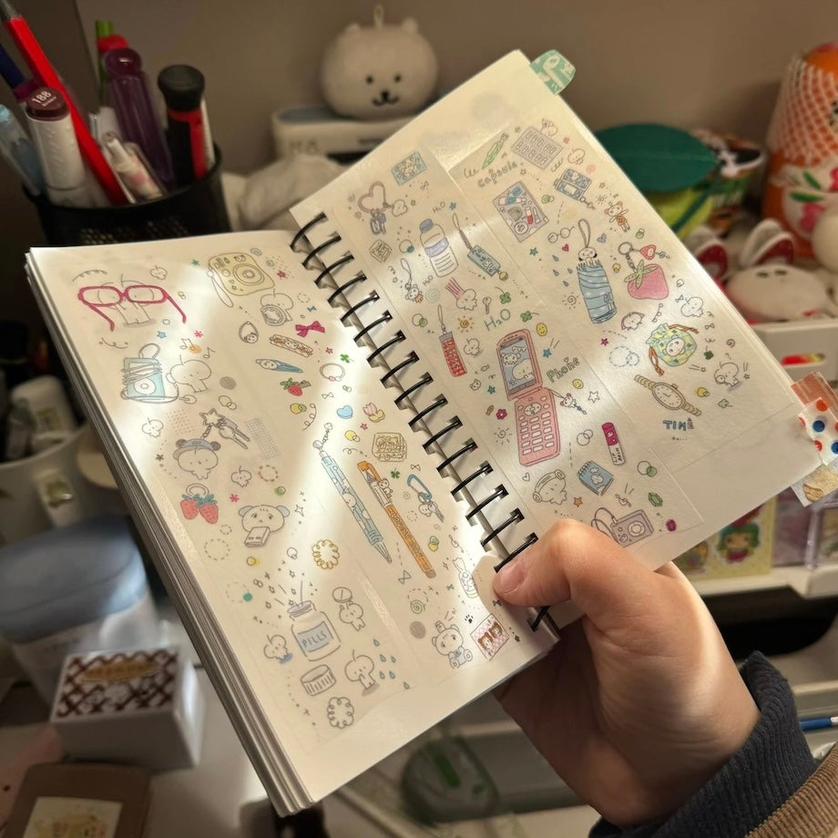 Die-Cut Sticker Roll - What's in my bag?