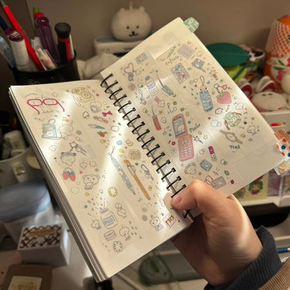 Die-Cut Sticker Roll - What's in my bag?