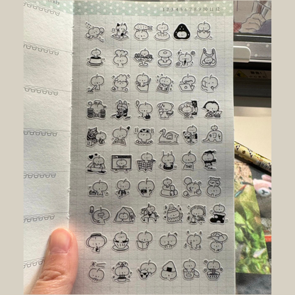 Die-Cut Sticker Roll - papa's Little Things