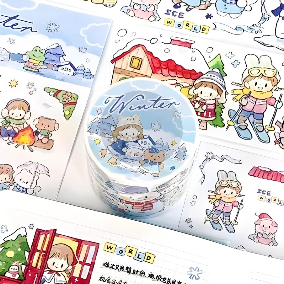 Winter themed washi tape