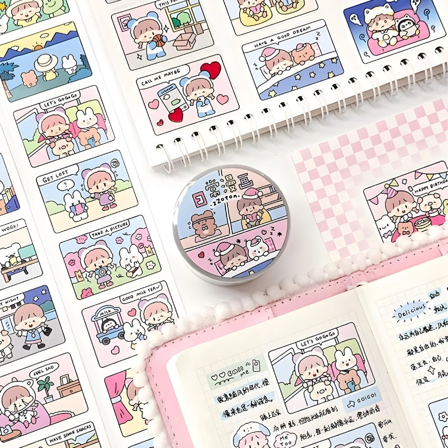 Use stickers in daily journal