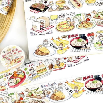 Food themed washi tape