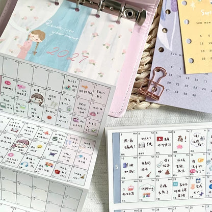 2027 Full Year Schedule Paper Refills