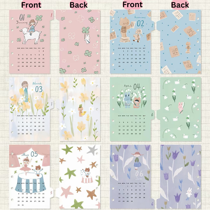 2027 Monthly Calendar Inserts