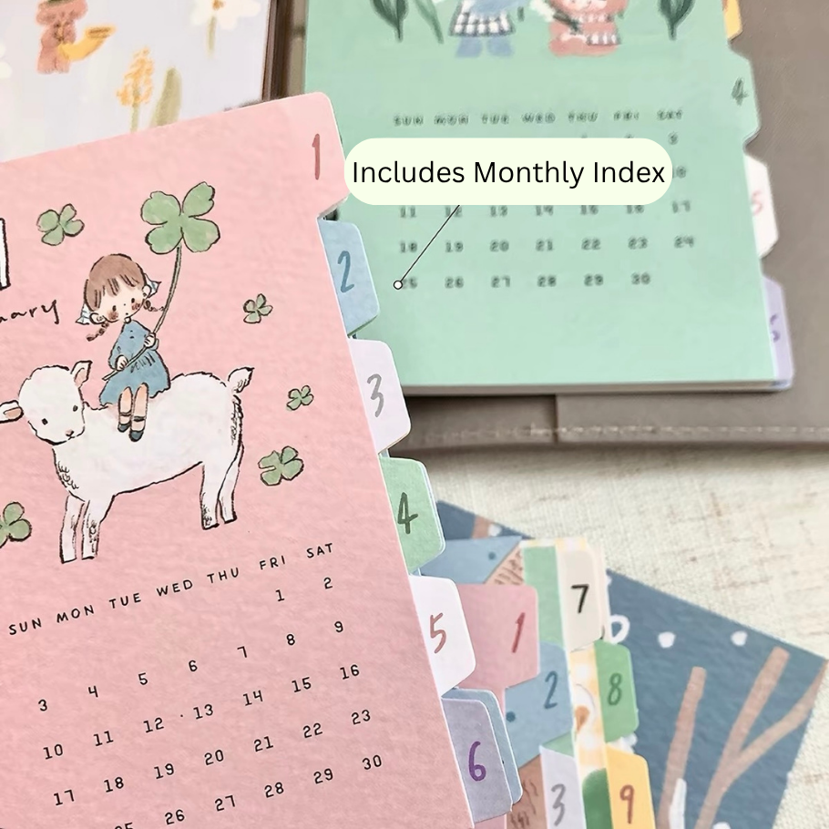 2027 Monthly Calendar Inserts
