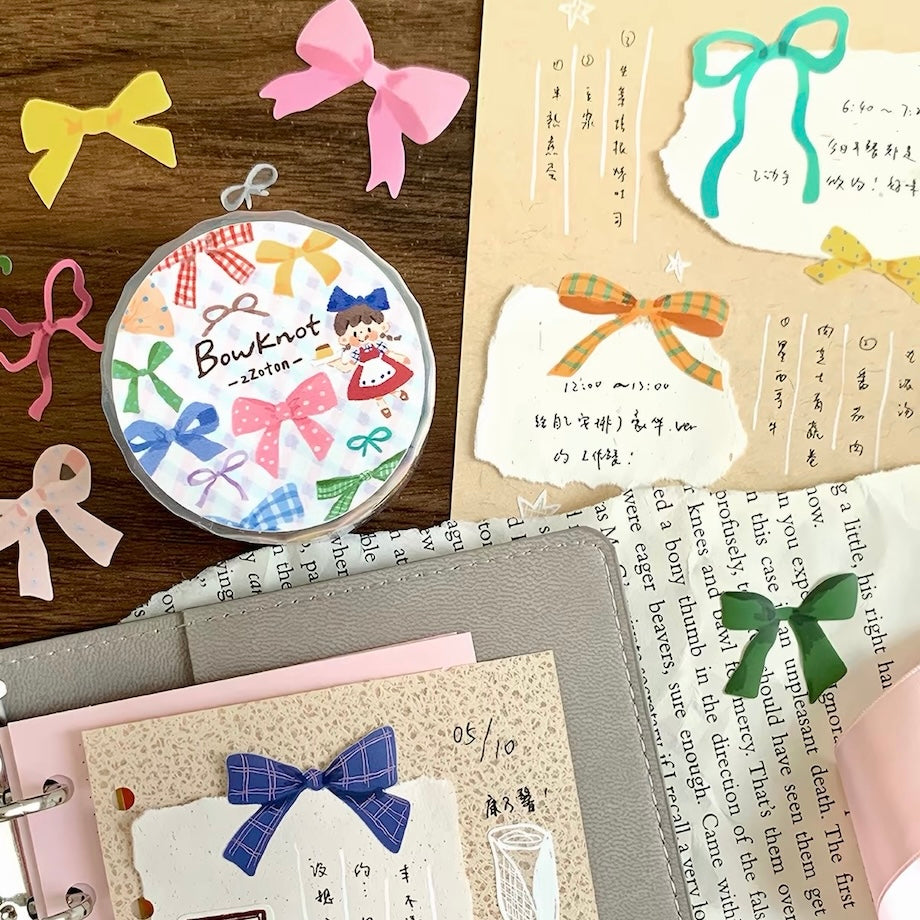 Die-Cut Sticker Roll - Bowknot