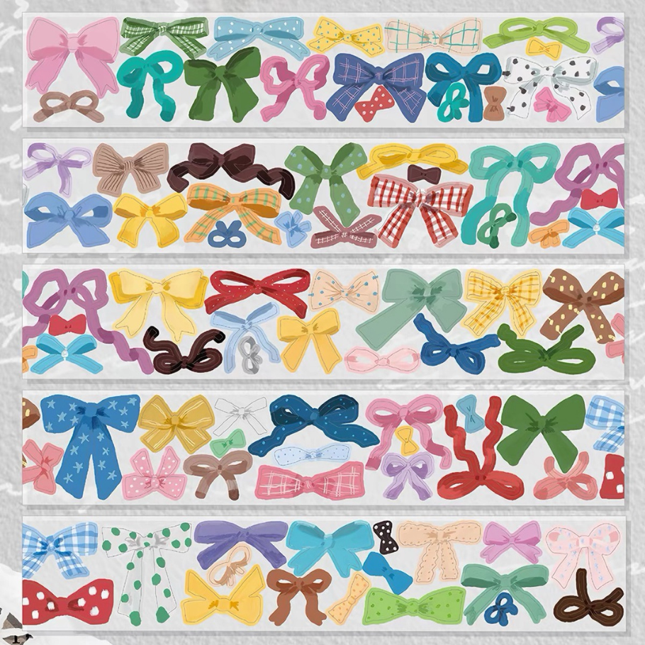 Die-Cut Sticker Roll - Bowknot