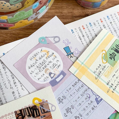 Die-Cut Sticker Roll - Clips